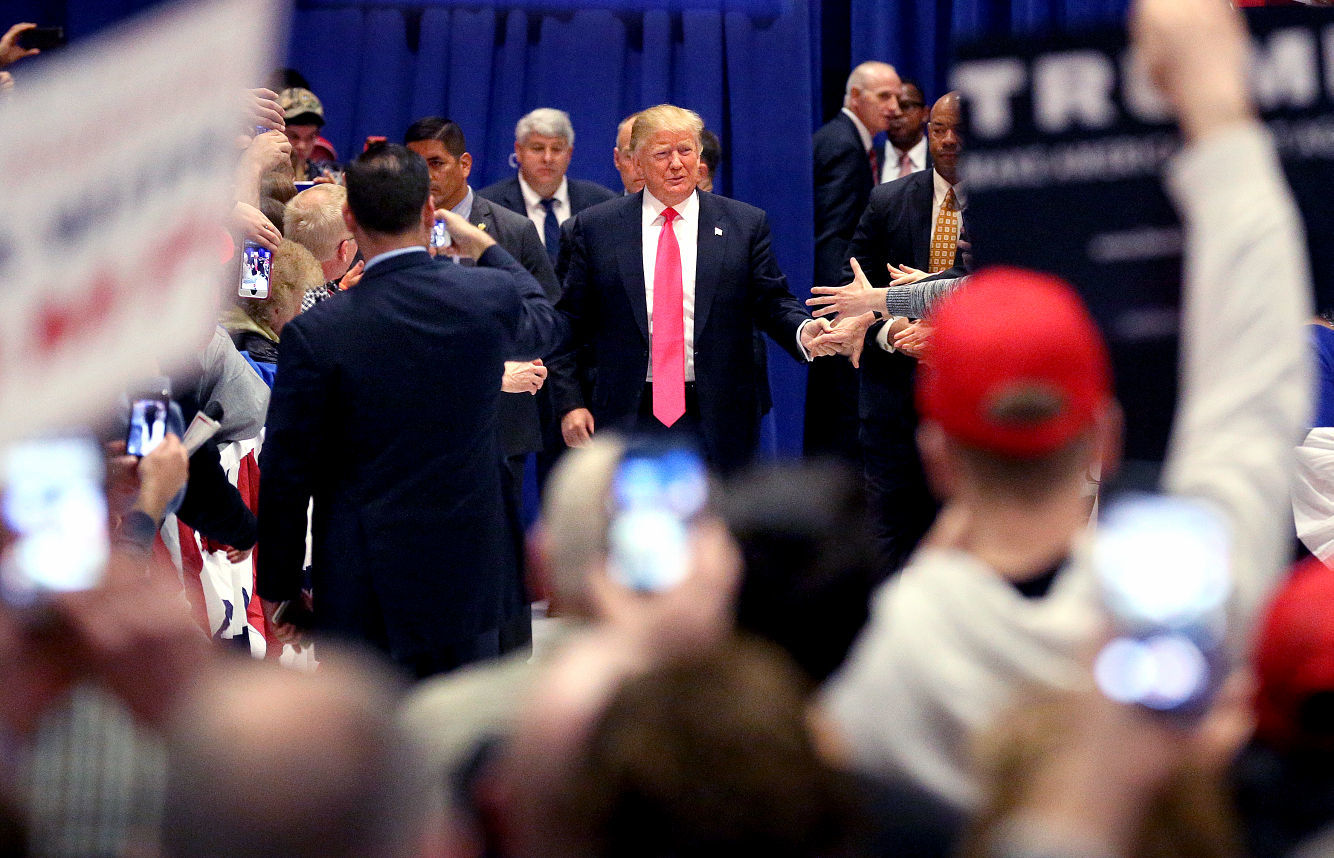 Donald Trump visited the La Crosse Center in 2016